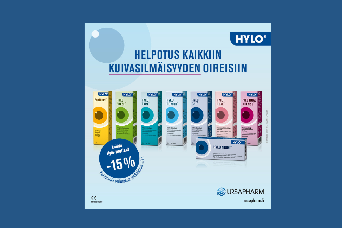 Kuivat tai ärtyneet silmät? Näin valitset sopivat HYLO-silmätipat