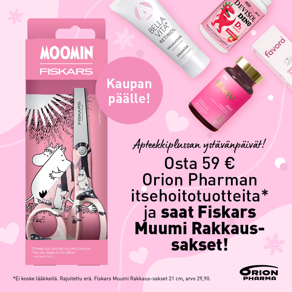 Apteekkiplussan Ystävänpäivät x Orion