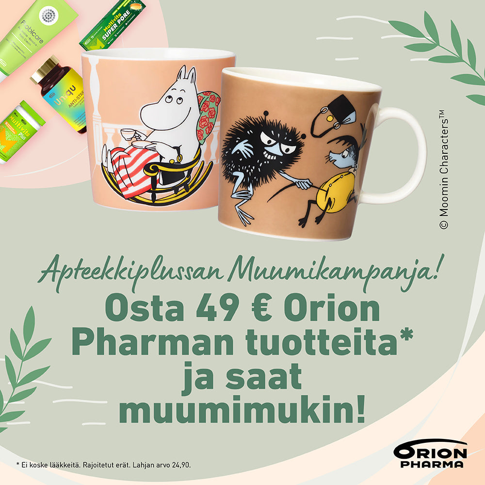 Muumikampanja - Orion Pharma x Apteekkiplus.fi