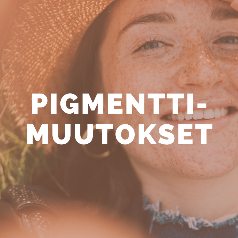 Aurinkosuojat pigmenttimuutoksia vastaan