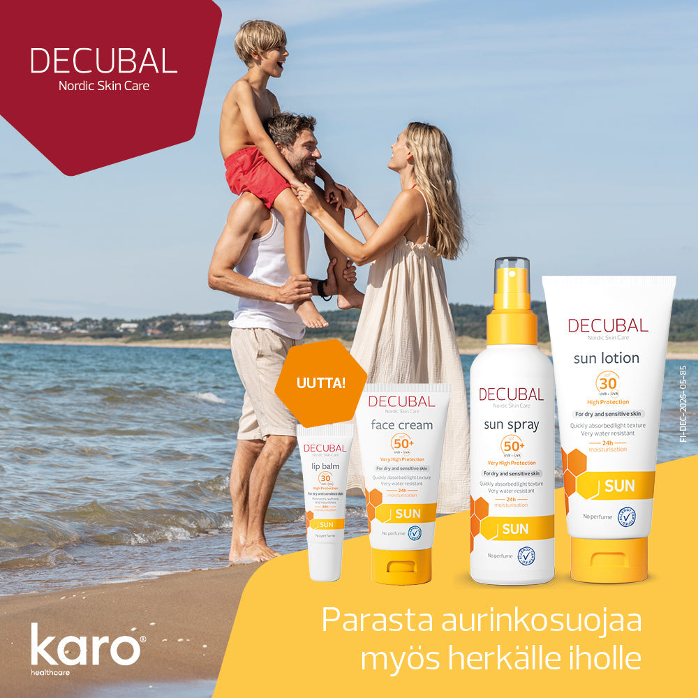 Decubal sun - aurinkotuotteet -25 %