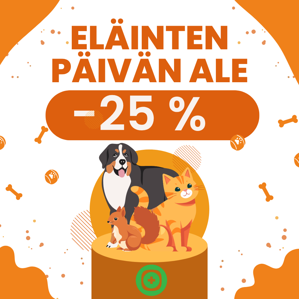 ELÄINTUOTTEITA -25 %