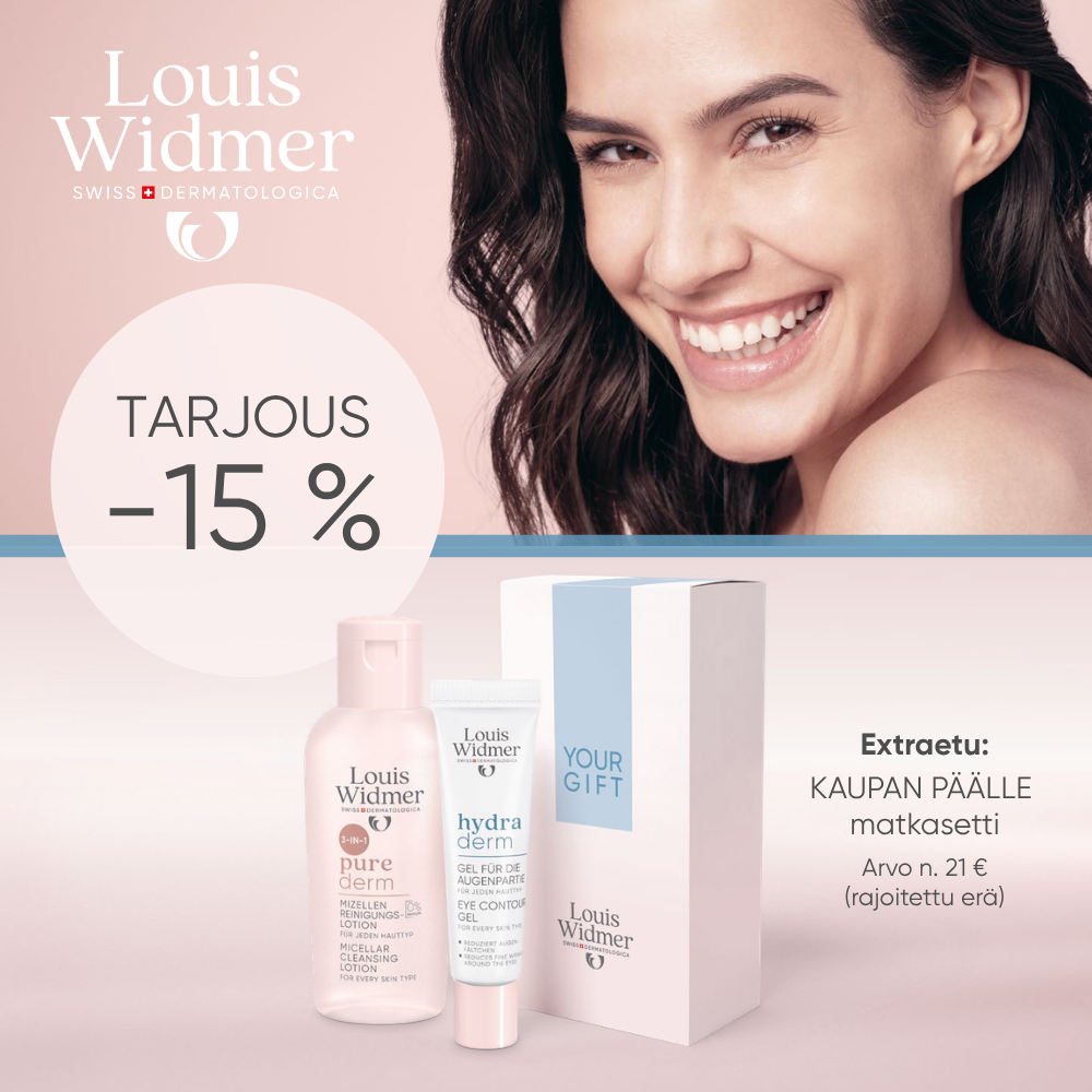 Louis Widmer -15% + lahja kaupan päälle!
