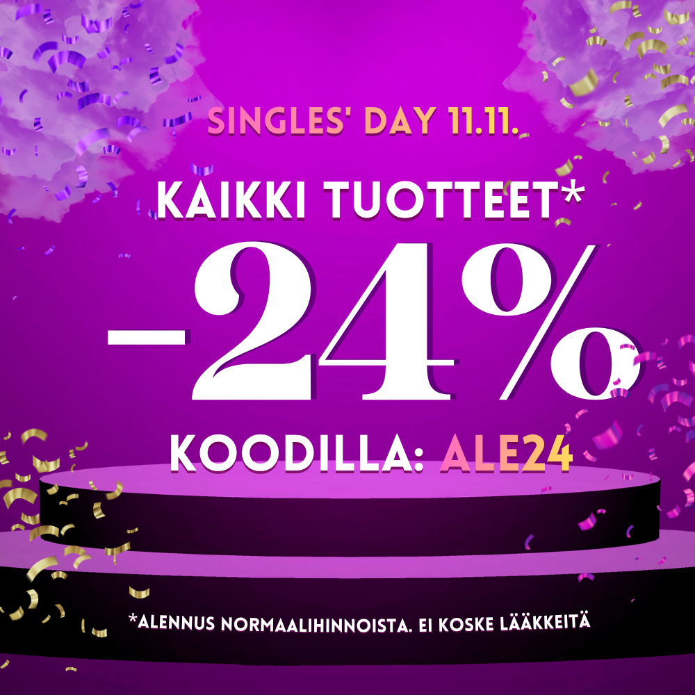 KAIKKI* -24 % VAIN 12.11.2025 KLO 9.00 ASTI!