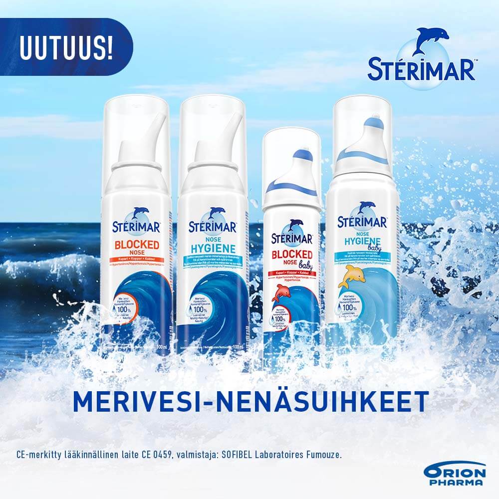 Sterimar -Merivesi-nenäsuihkeet