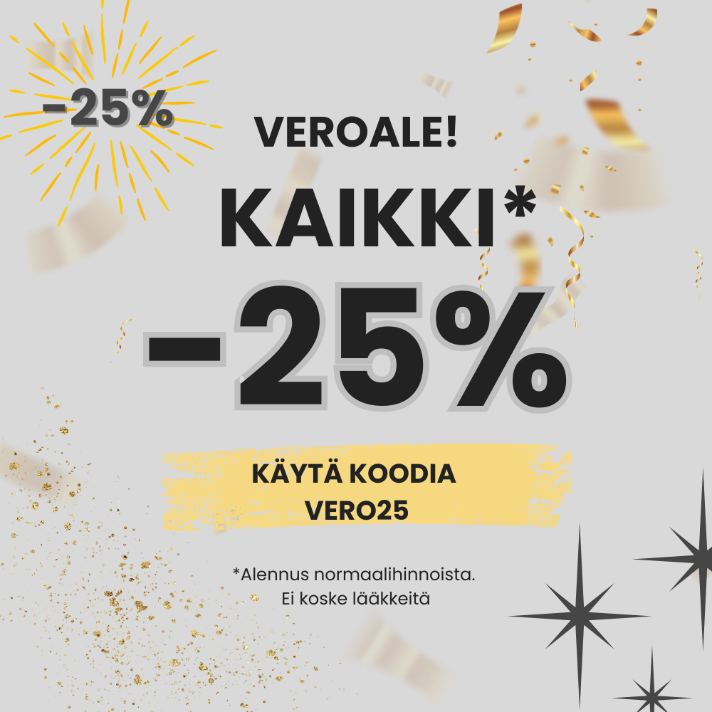 Verot Veks! KAIKKI* jopa -25 %