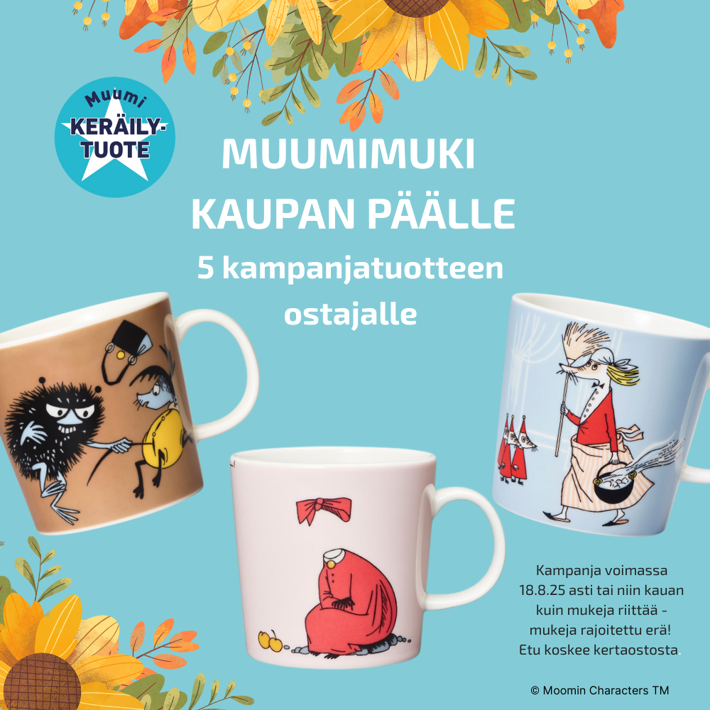 MUUMIMUKIKAMPANJA 18.8.2025 asti