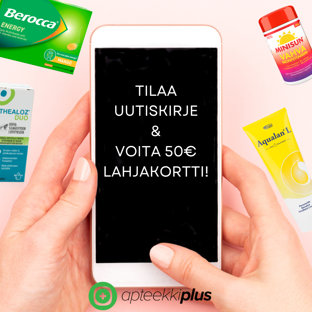 TILAA UUTISKIRJE, SAAT 25 % ALENNUSKOODIN JA OSALLISTUT ARVONTAAN