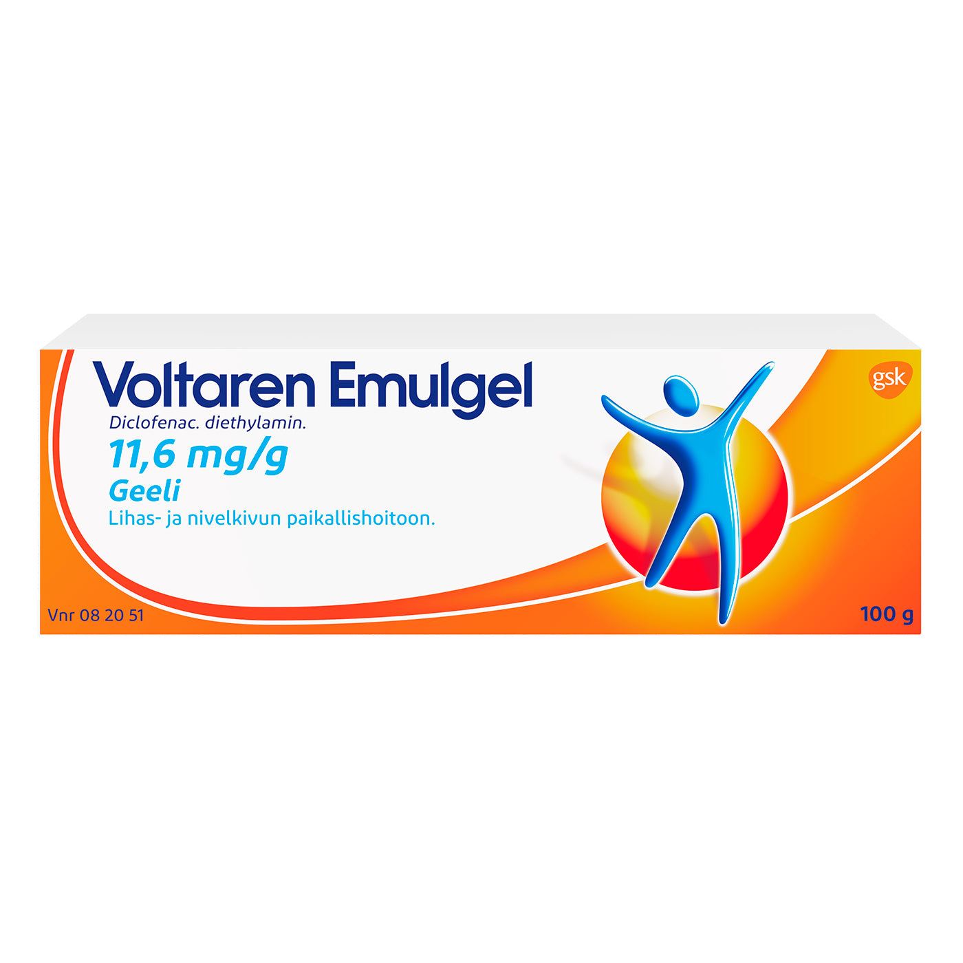 VOLTAREN EMULGEL 11,6 mg/g -eri kokoja