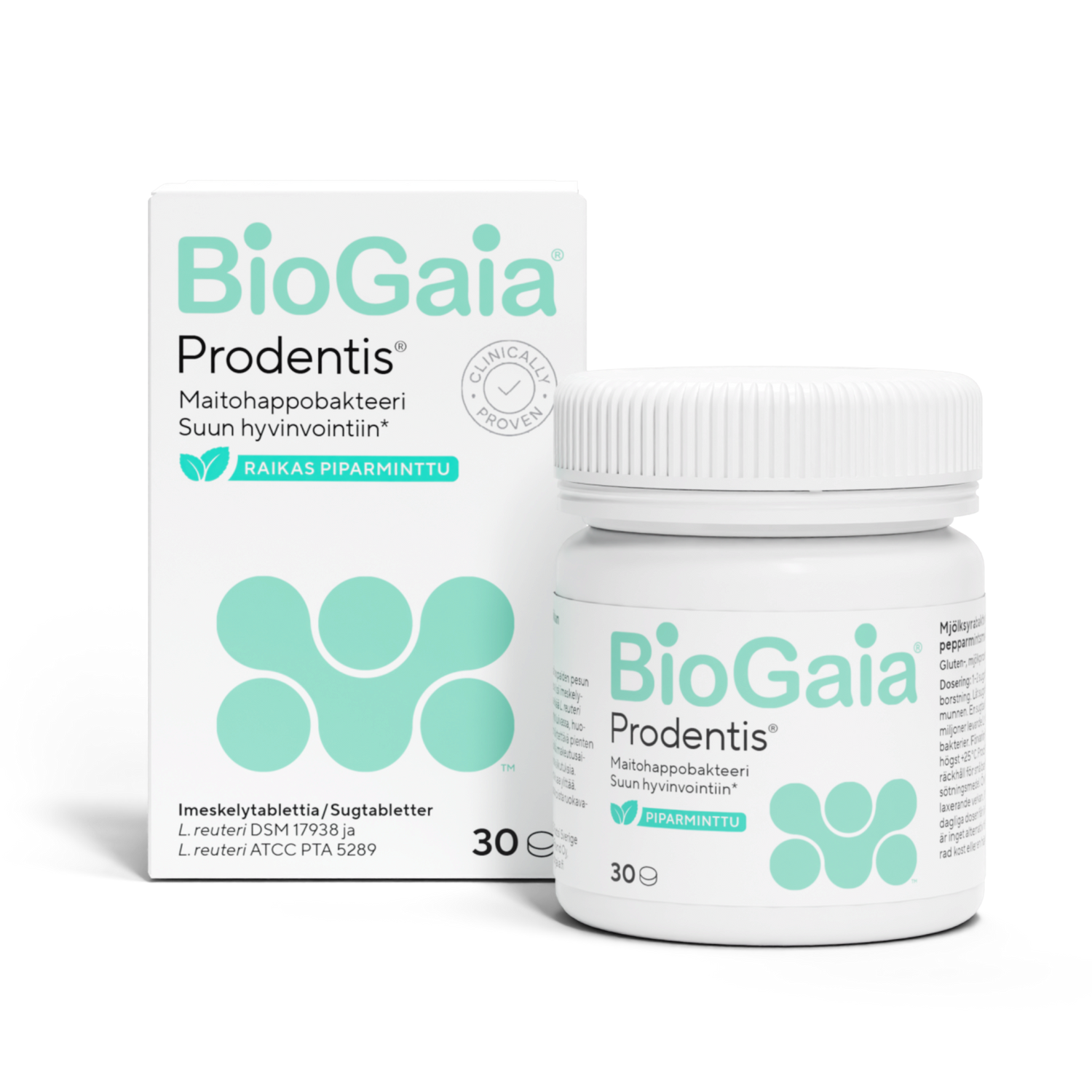 BioGaia Prodentis suun hyvinvointiin* 30 imeskelytablettia