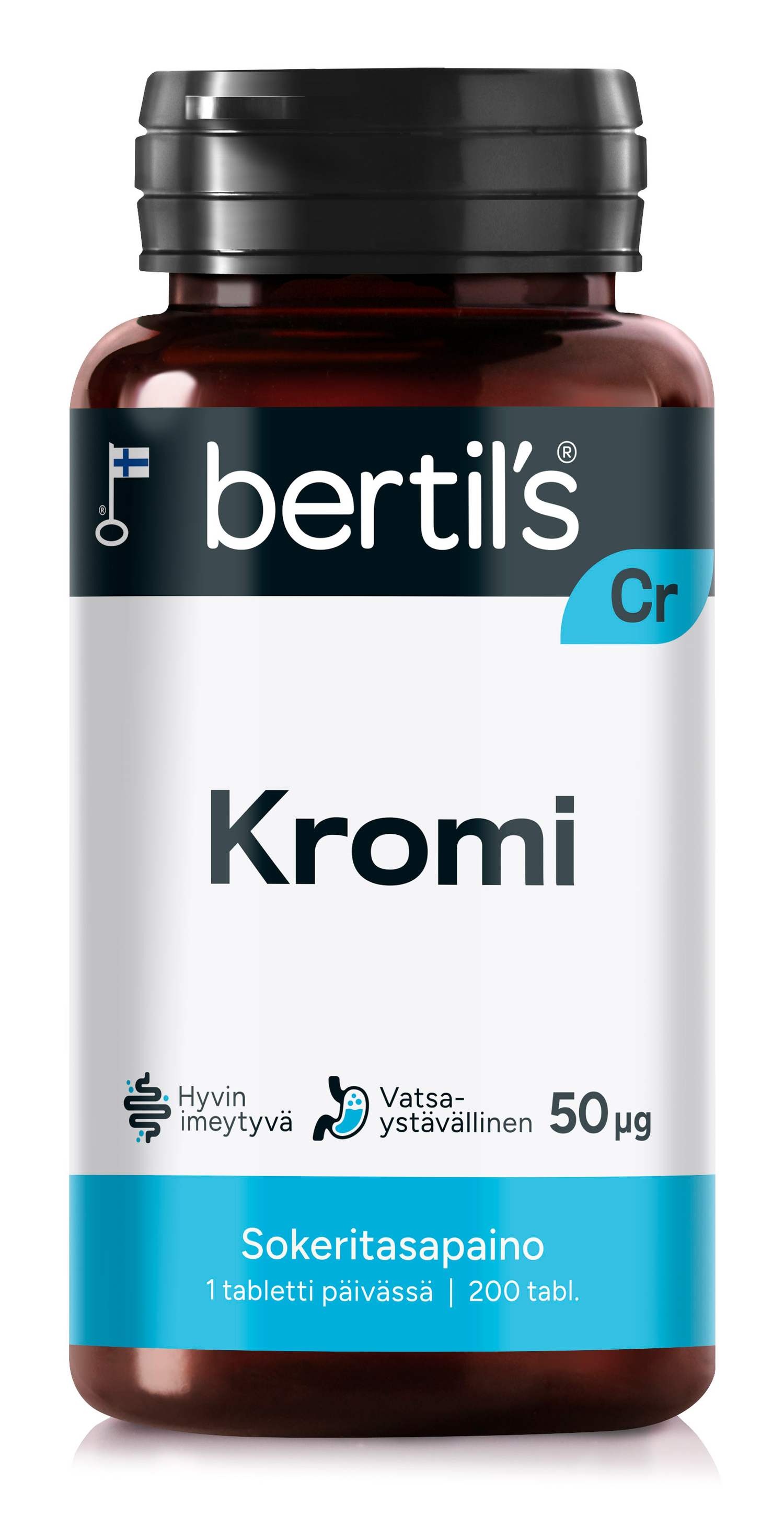 Bertil's Kelasin Kromitabletti 50 mikrog