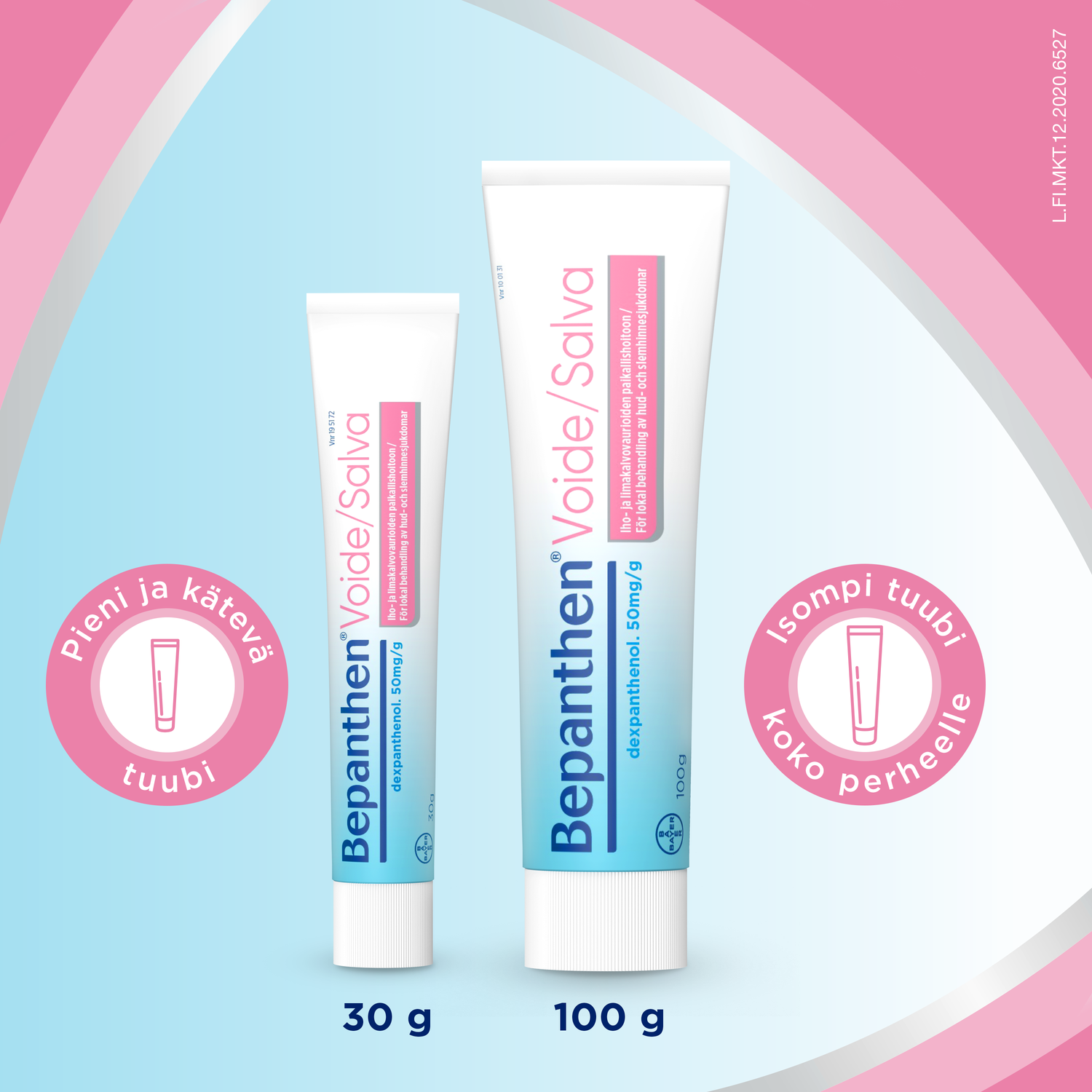 Bepanthen 50 mg/g voide - eri kokoja