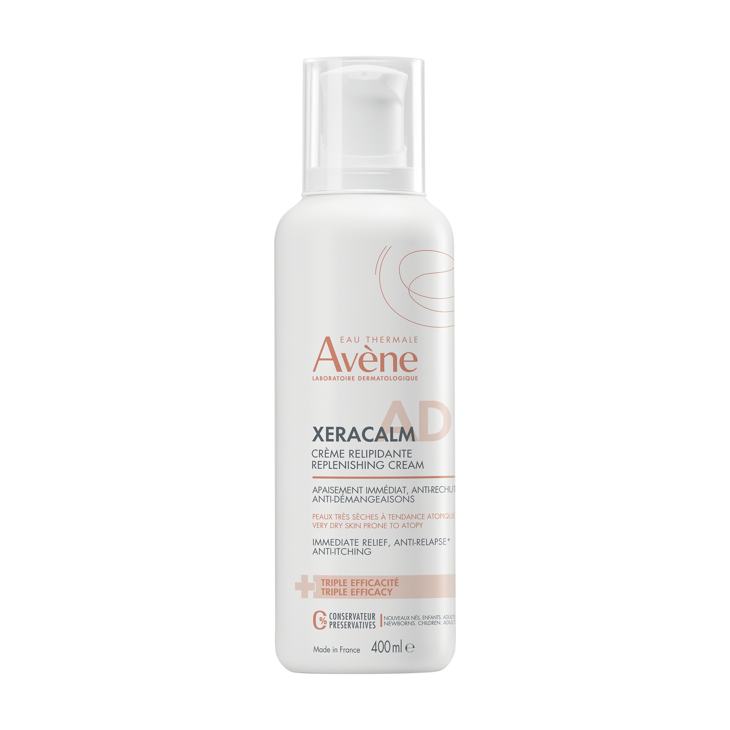 Avene Xeracalm AD Cream kutinaa rauhoittava voide 400ml