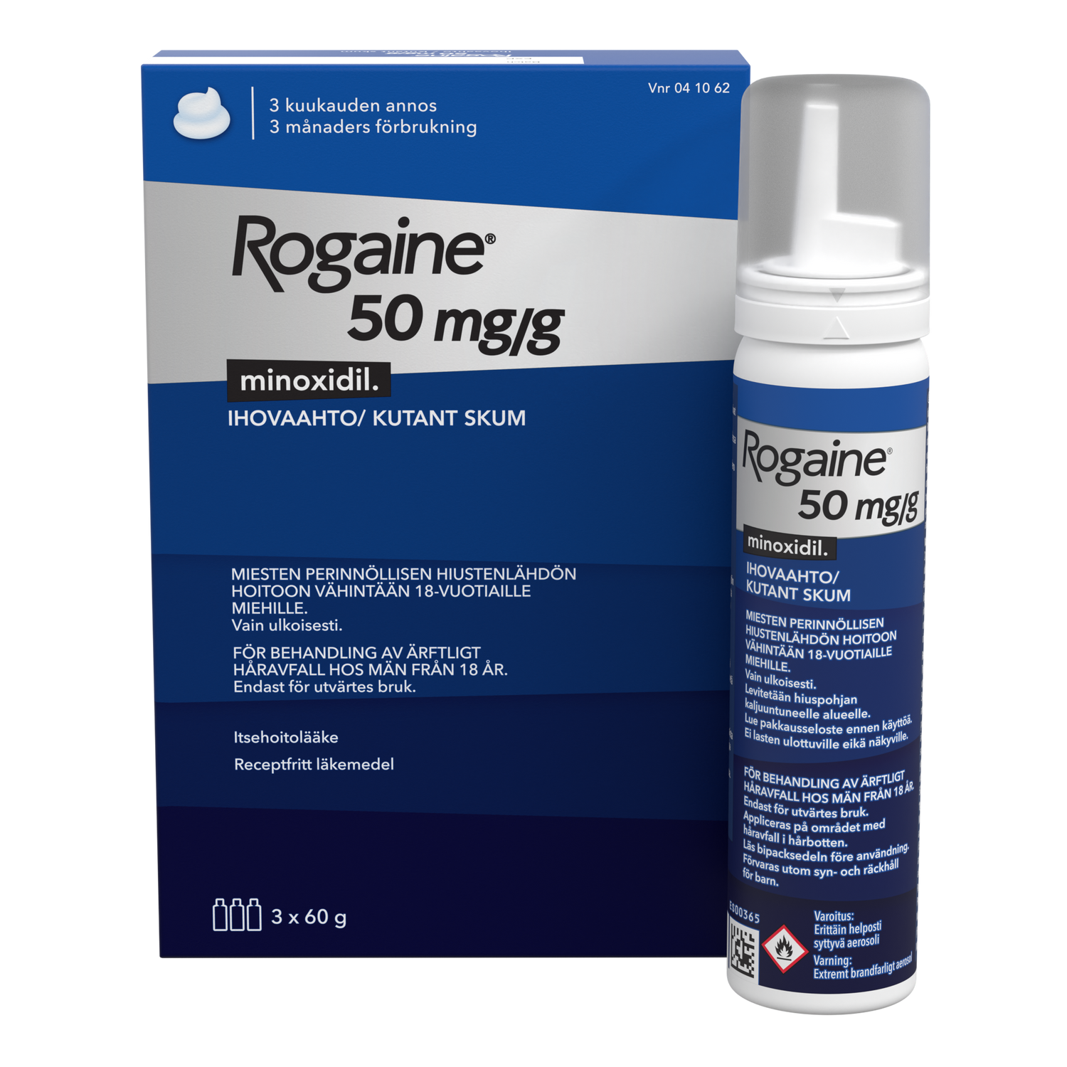 Rogaine 50 mg/g ihovaahto 3 x 60 g