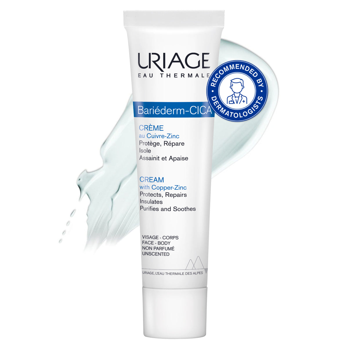 Uriage Bariederm Cica Cream with Copper-Zinc