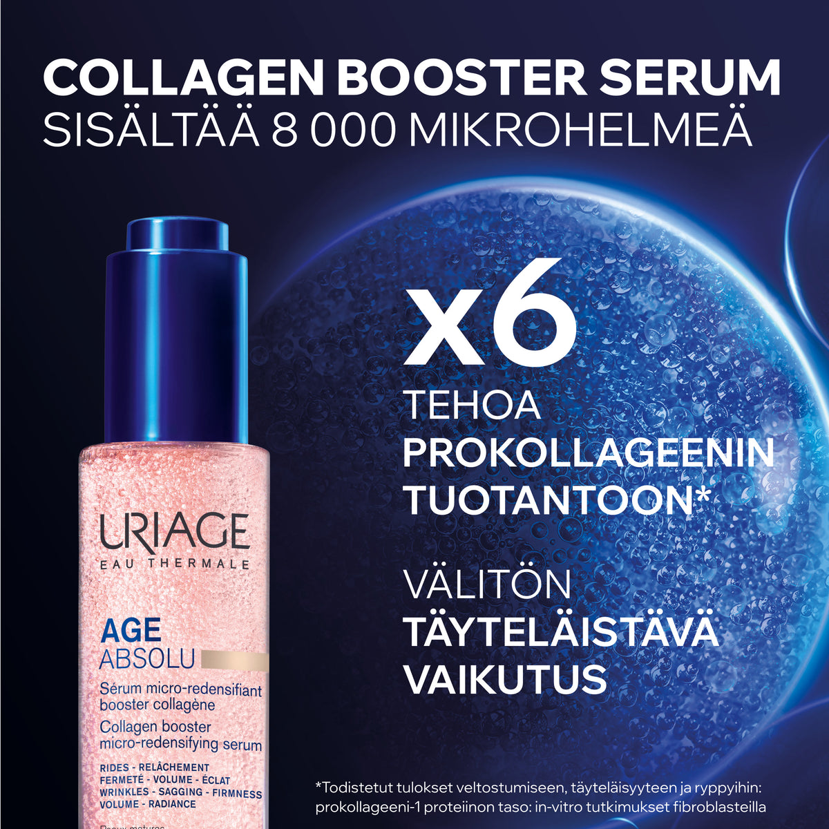 Uriage Age Absolu Collagen Booster Micro-Redensifying Serum kiinteyttävä seerumi 30ml