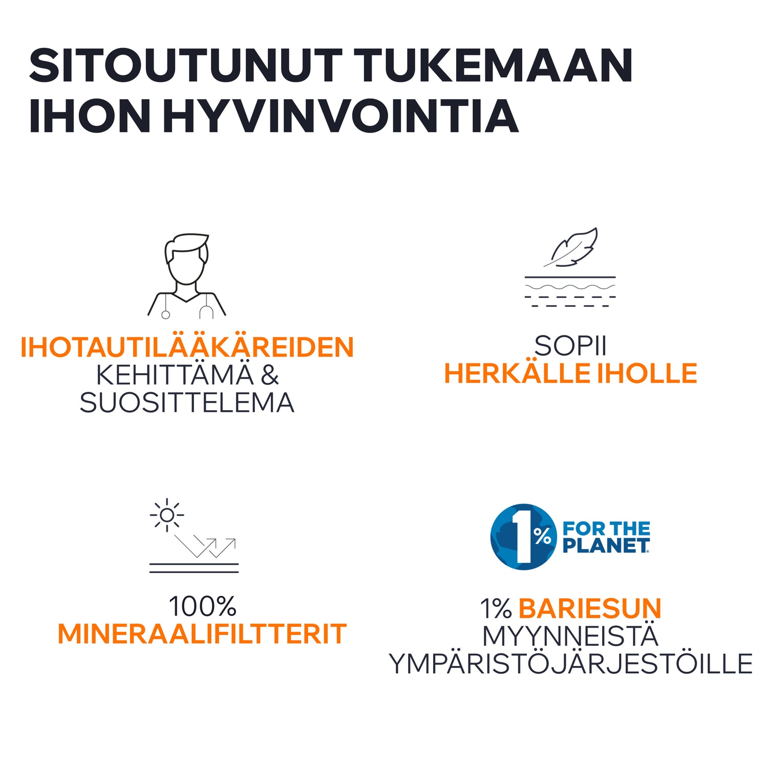Uriage Bariesun SPF50+ Mineral Stick fysikaalinen aurinkosuojapuikko