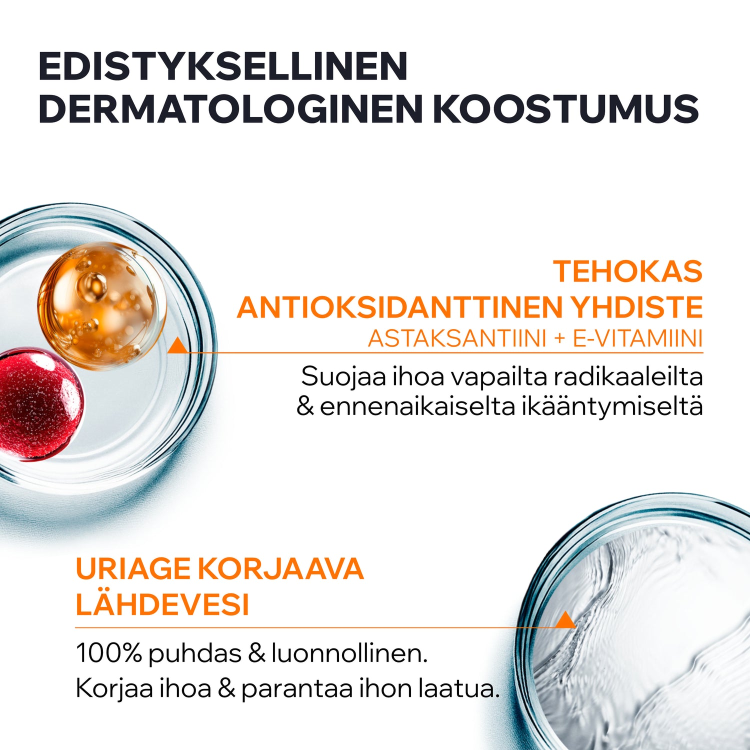 Uriage Bariesun SPF50+ Fresh Sun Water vesimäinen aurinkosuojasuihke