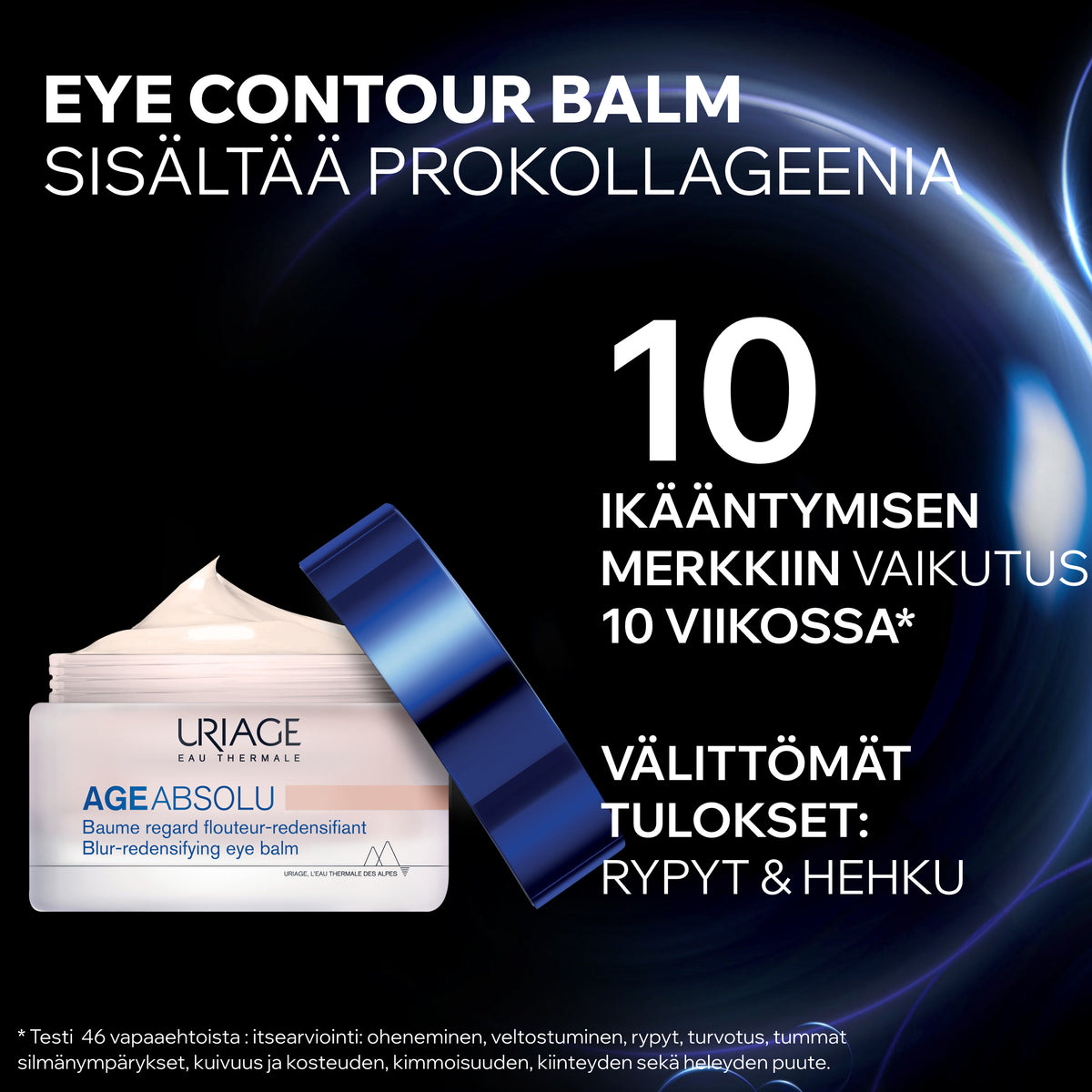 Uriage Age Absolu Blur-Redensifying Eye Balm kiinteyttävä silmänympärysvoide 15ml