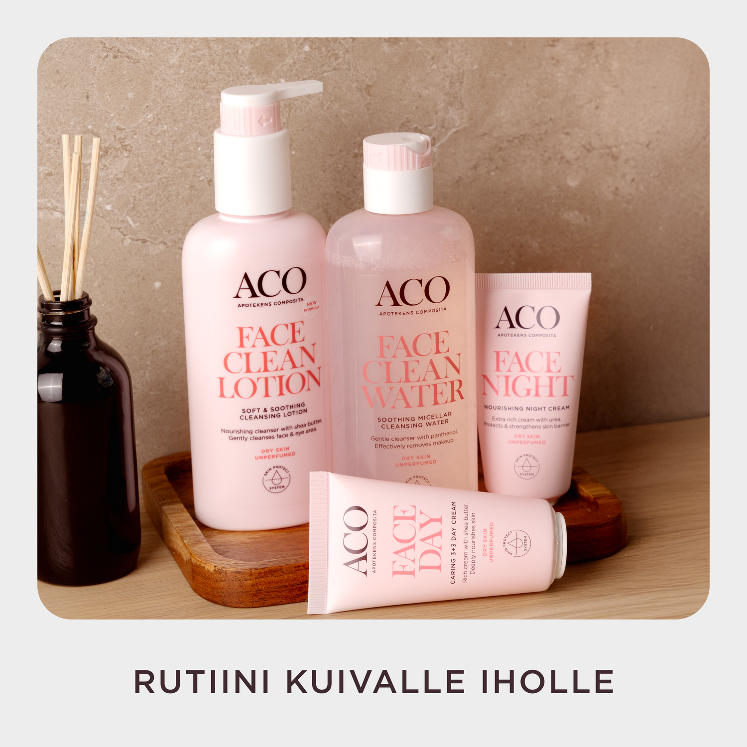 ACO Face DC Caring 3+3 Day Cream 50 ml Hajusteeton