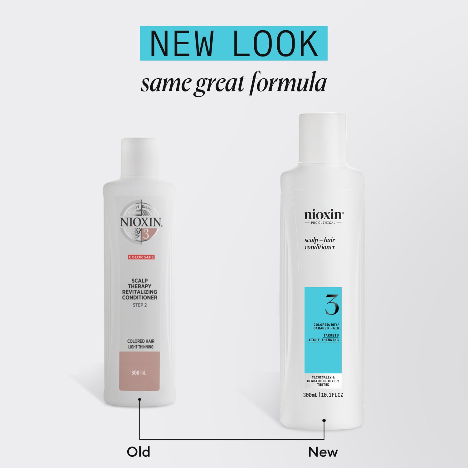 Nioxin System 3 Conditioner for Colored Thinning Hair 300 ml - Hoitoaine ohentuneille, värjätyille hiuksille