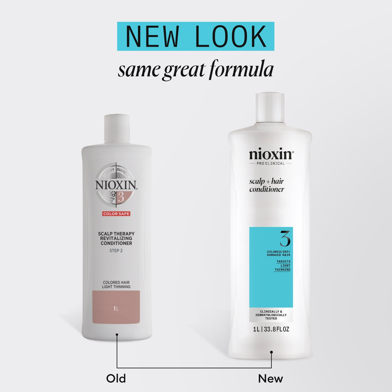 Nioxin System 3 Conditioner for Colored Thinning Hair 1000 ml - Hoitoaine ohentuneille, värjätyille hiuksille