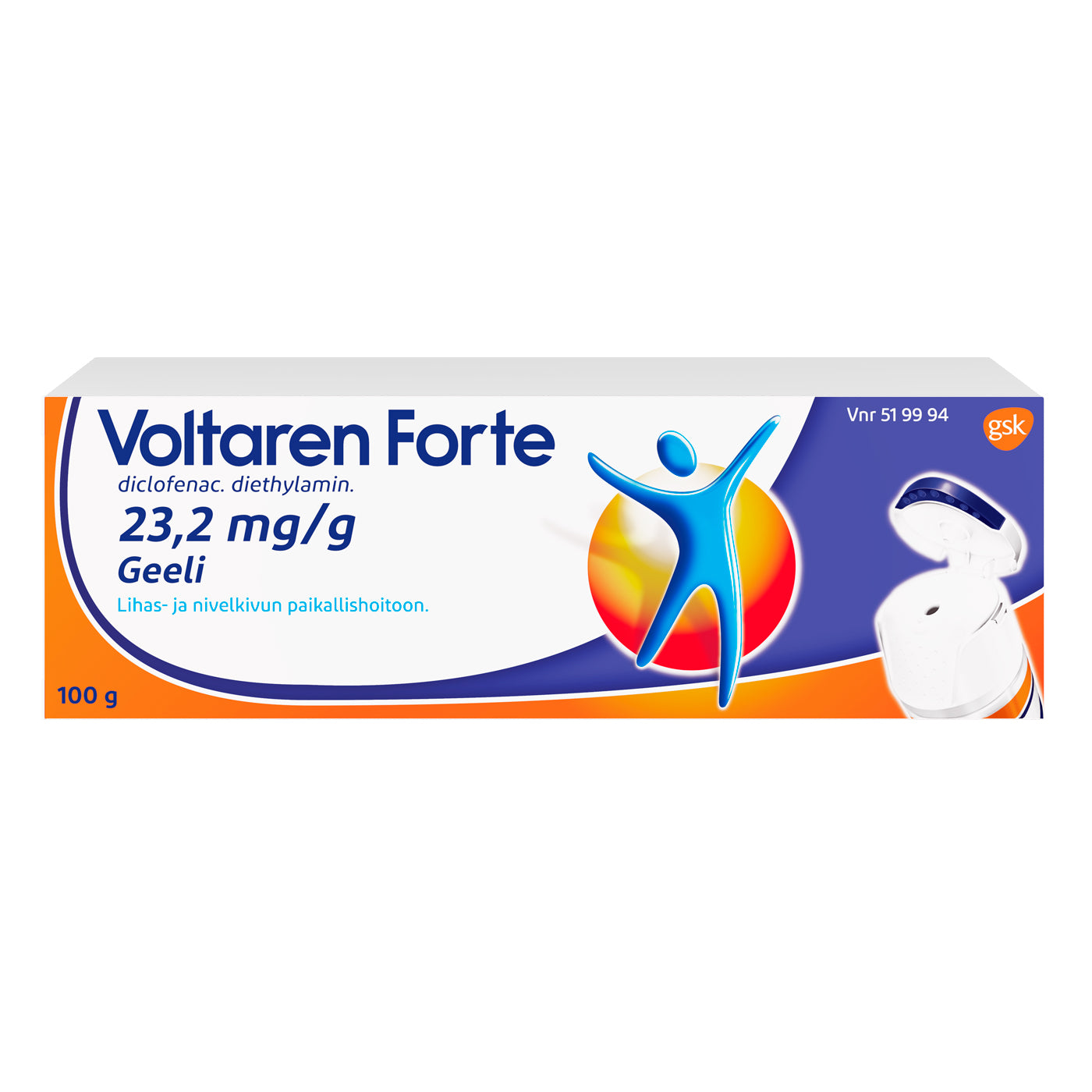 VOLTAREN FORTE 23,2 mg/g -eri kokoja