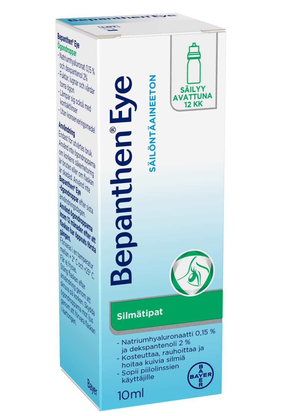Bepanthen Eye silmätipat 10 ml tai 2x10 ml