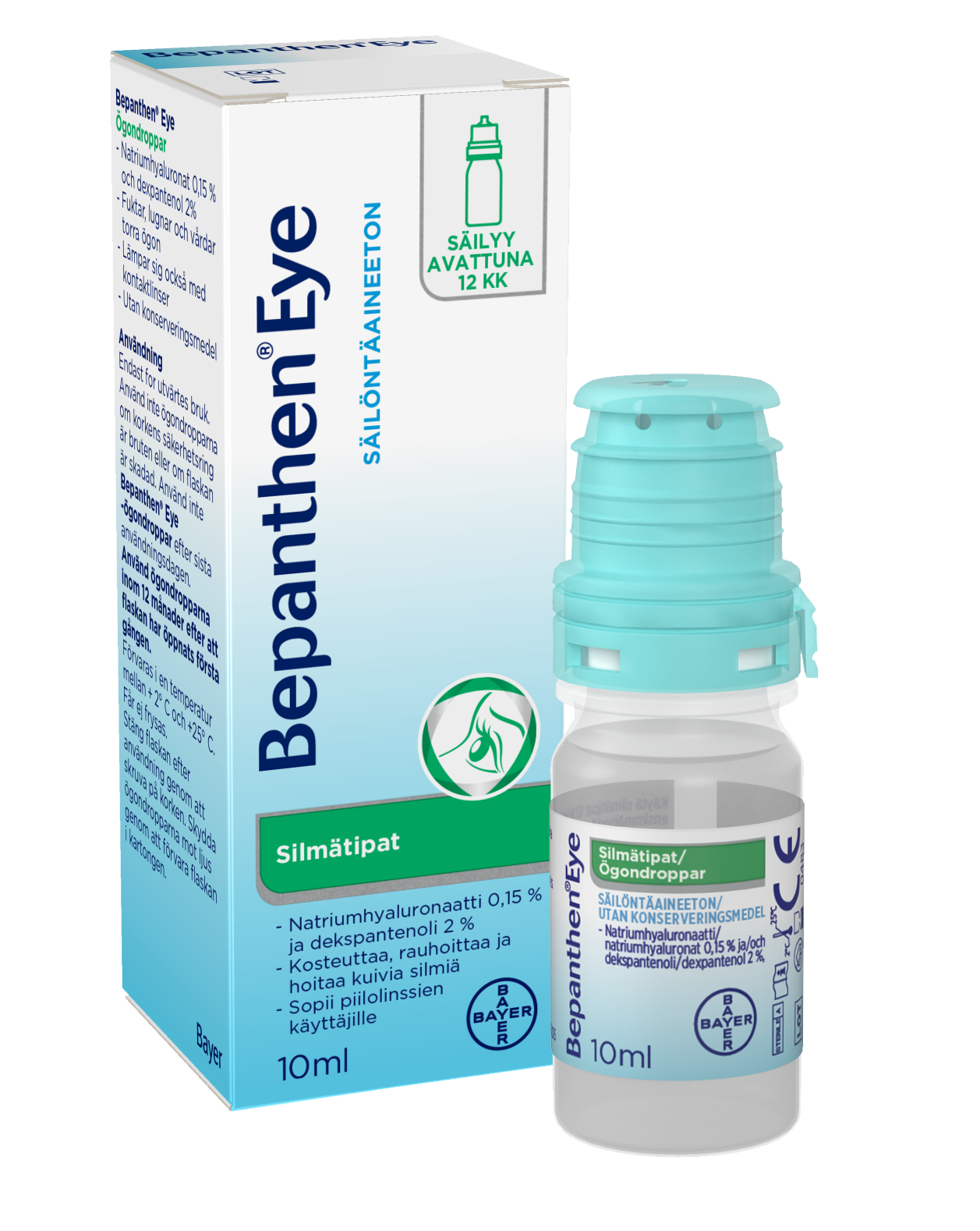 Bepanthen Eye silmätipat 10 ml tai 2x10 ml