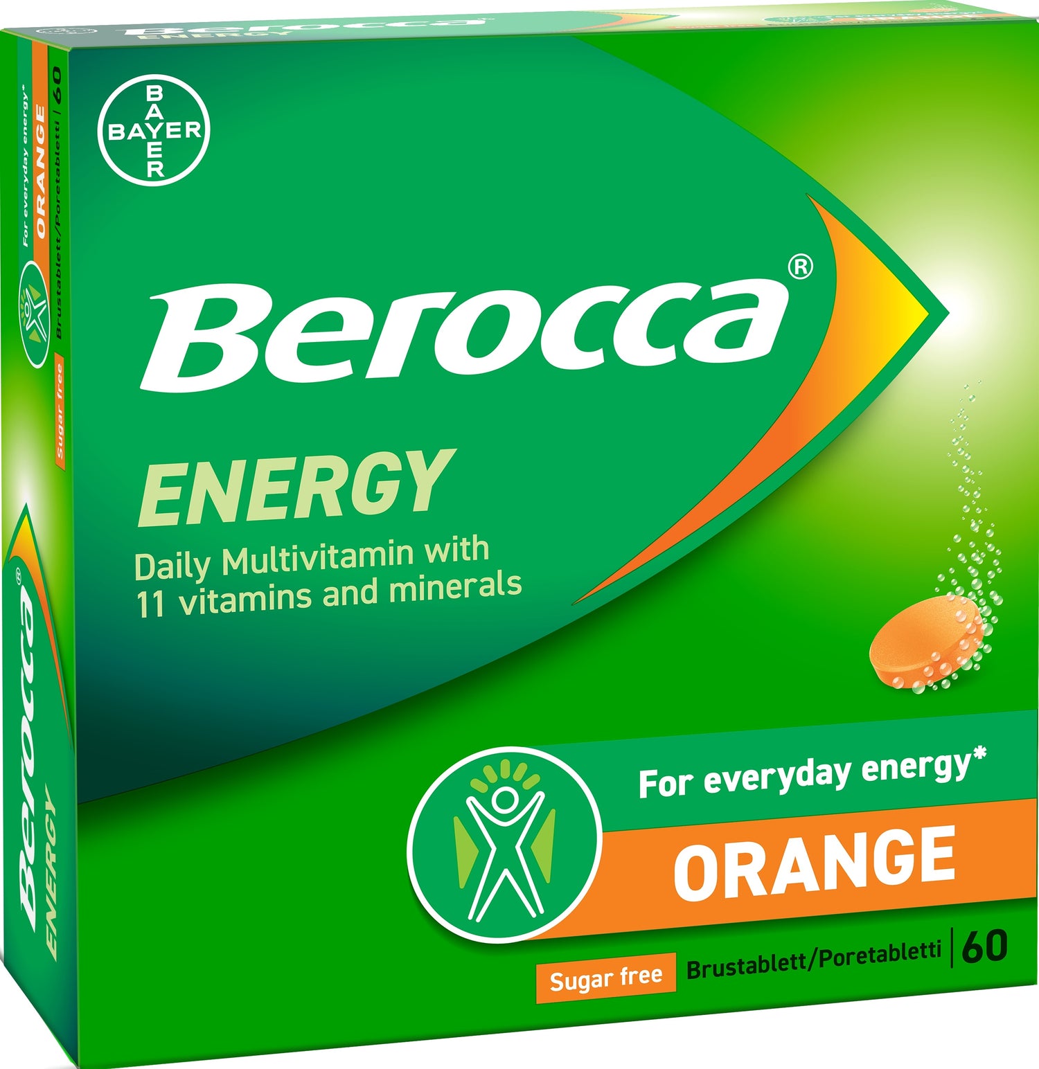 Berocca Energy Orange poretabletti 60 tbl.