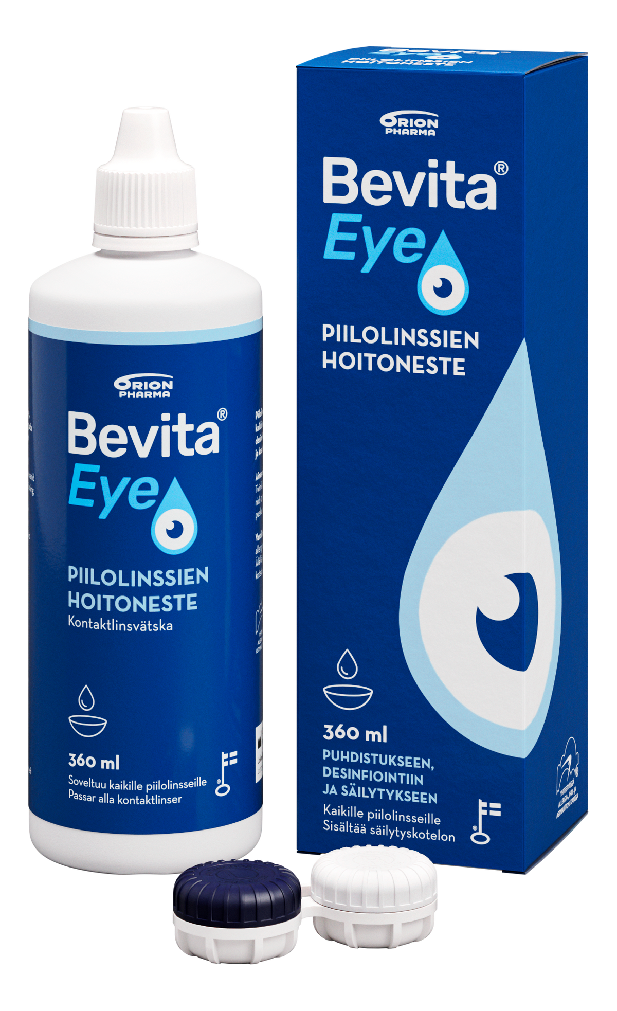 Bevita Eye Kosteuttava Piilolinssien hoitoneste 360 ml