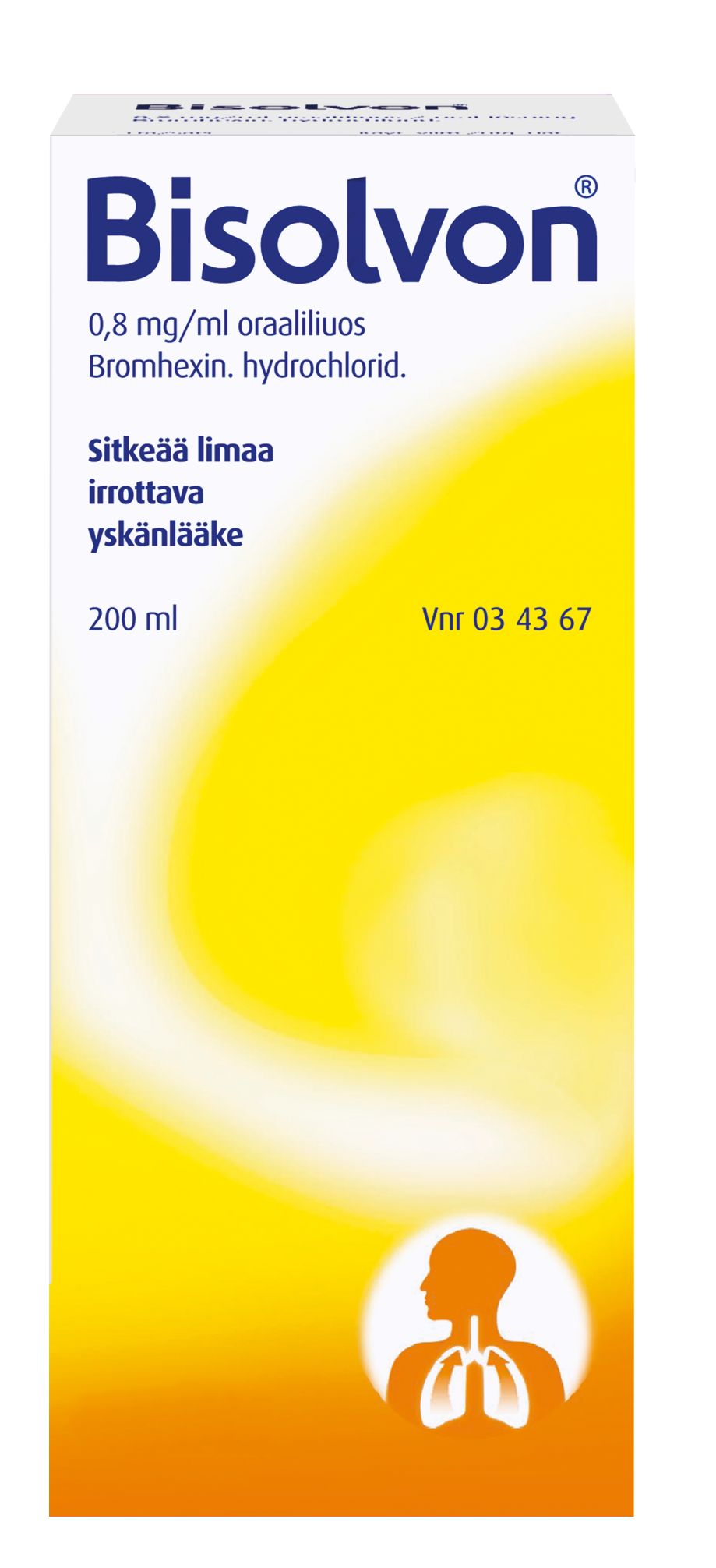 Bisolvon 0,8 mg/ml -oraaliliuos