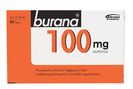 Burana 100 mg 30 purukapselia