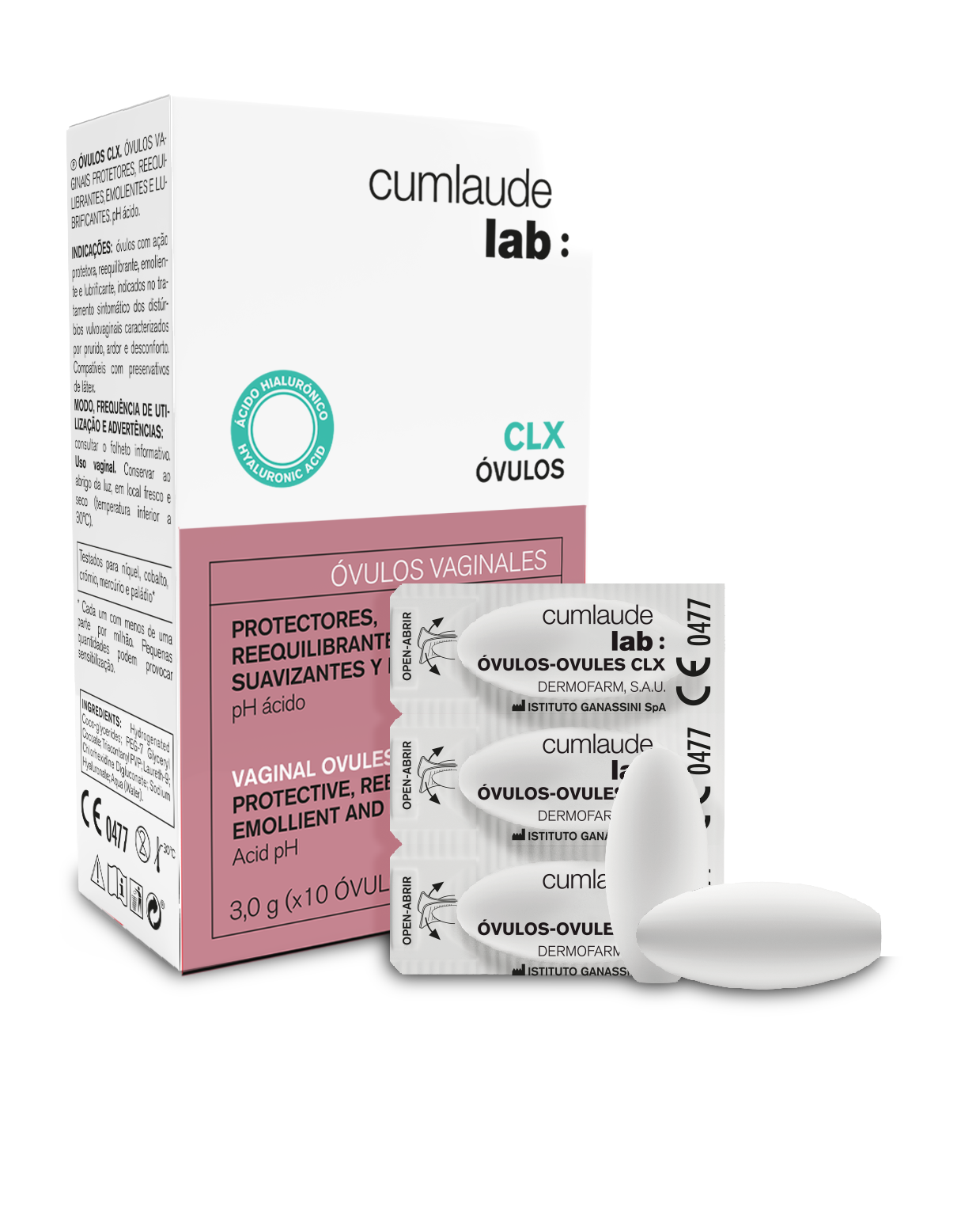 Cumlaude Lab CLX Ovules -emätinpuikot 10 x 3 g