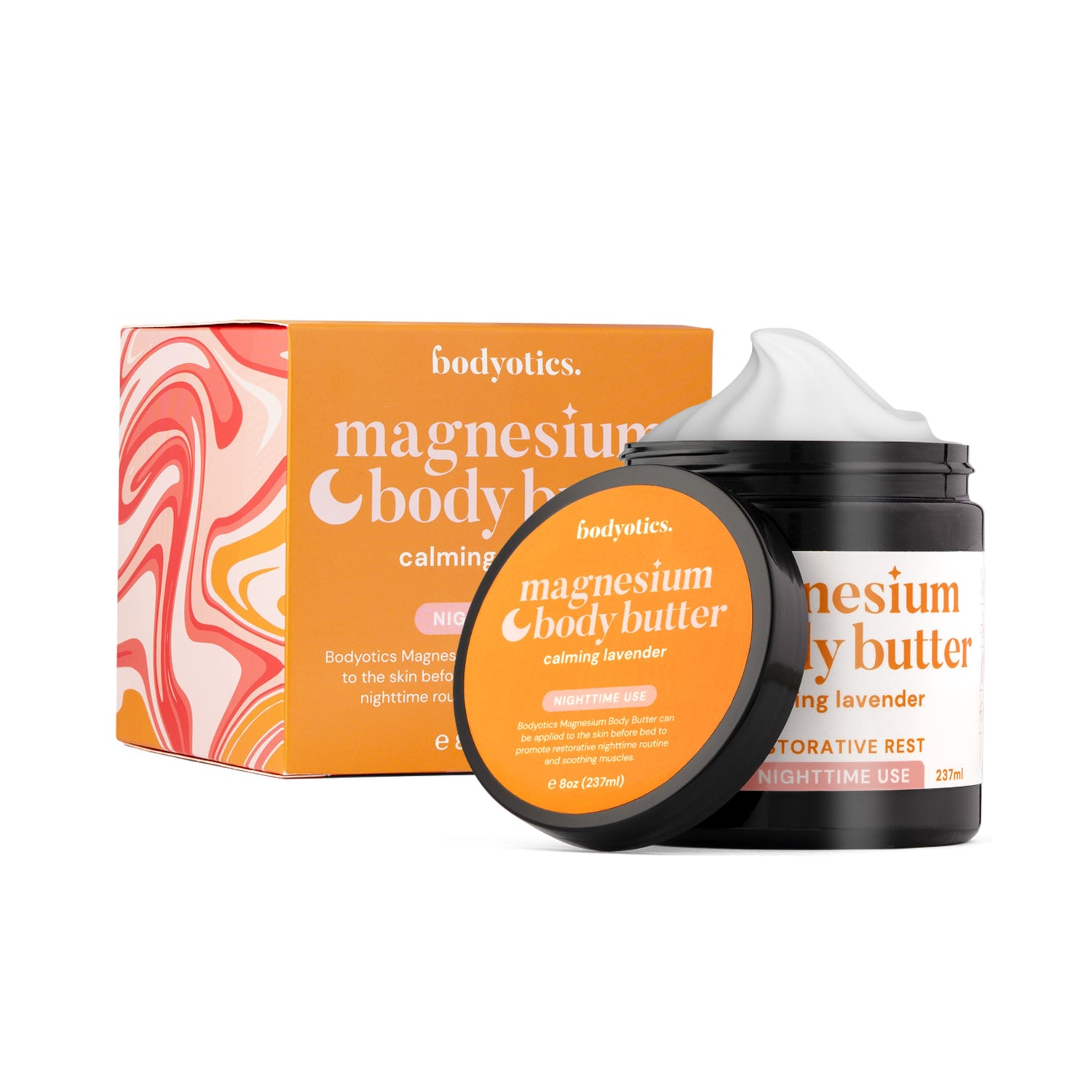 Bodyotics Nighttime Magnesium Butter Lavender magnesiumvoide 237 ml