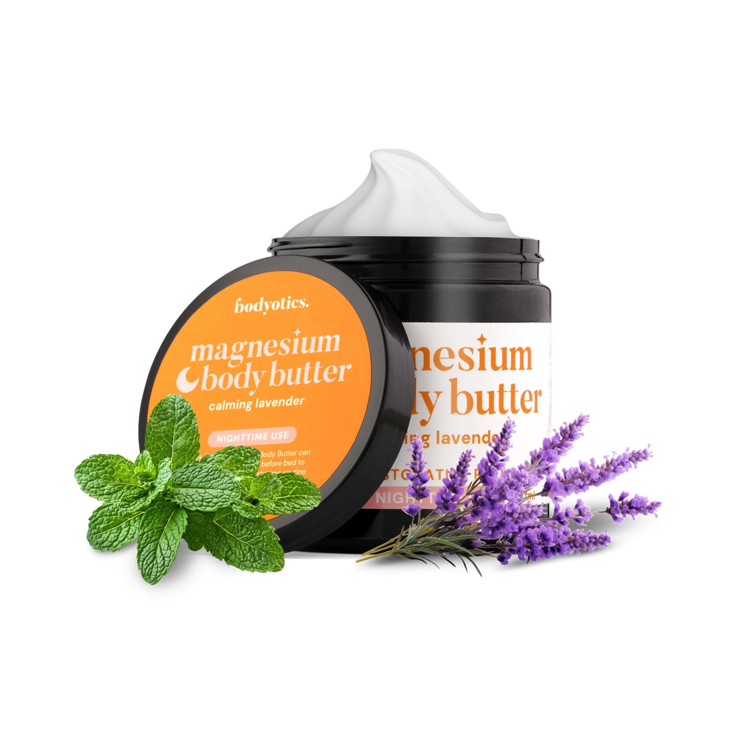 Bodyotics Nighttime Magnesium Butter Lavender magnesiumvoide 237 ml