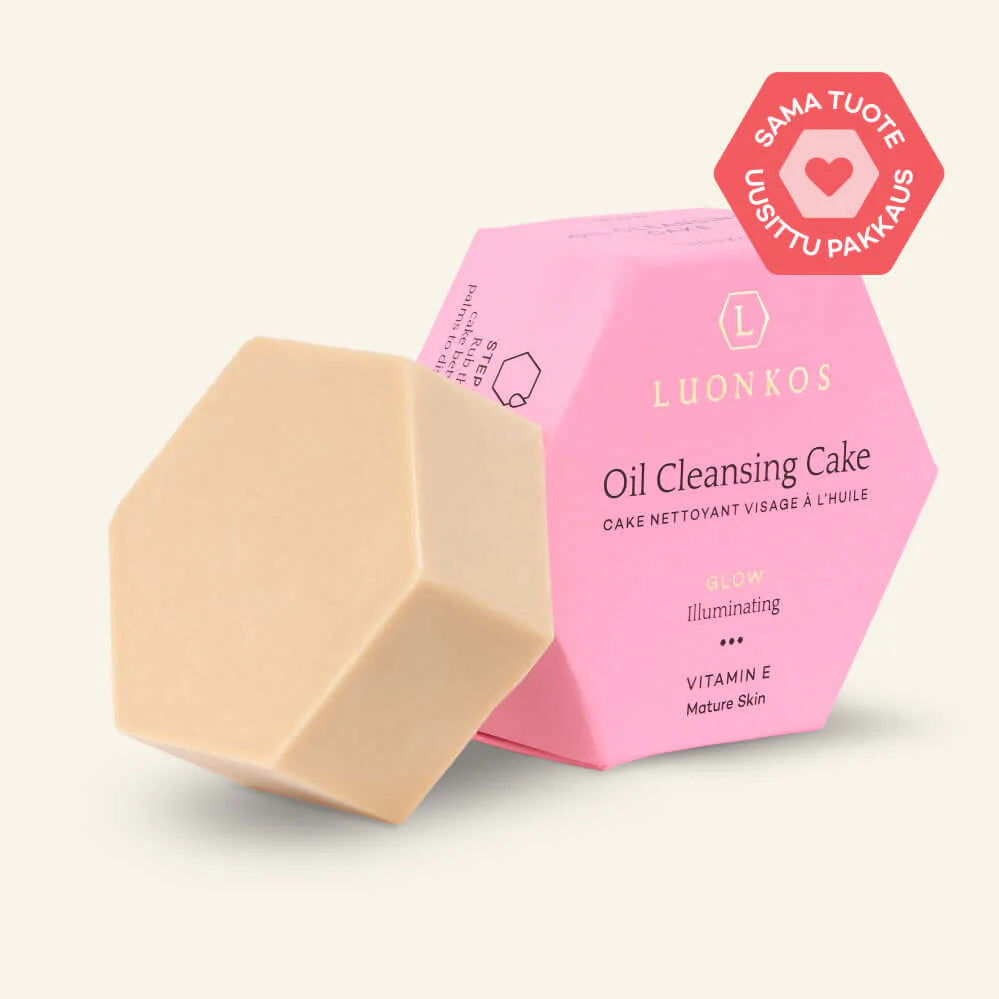 Luonkos Glow Facial Oil Cleansing Cake öljypuhdistuskakku 55g