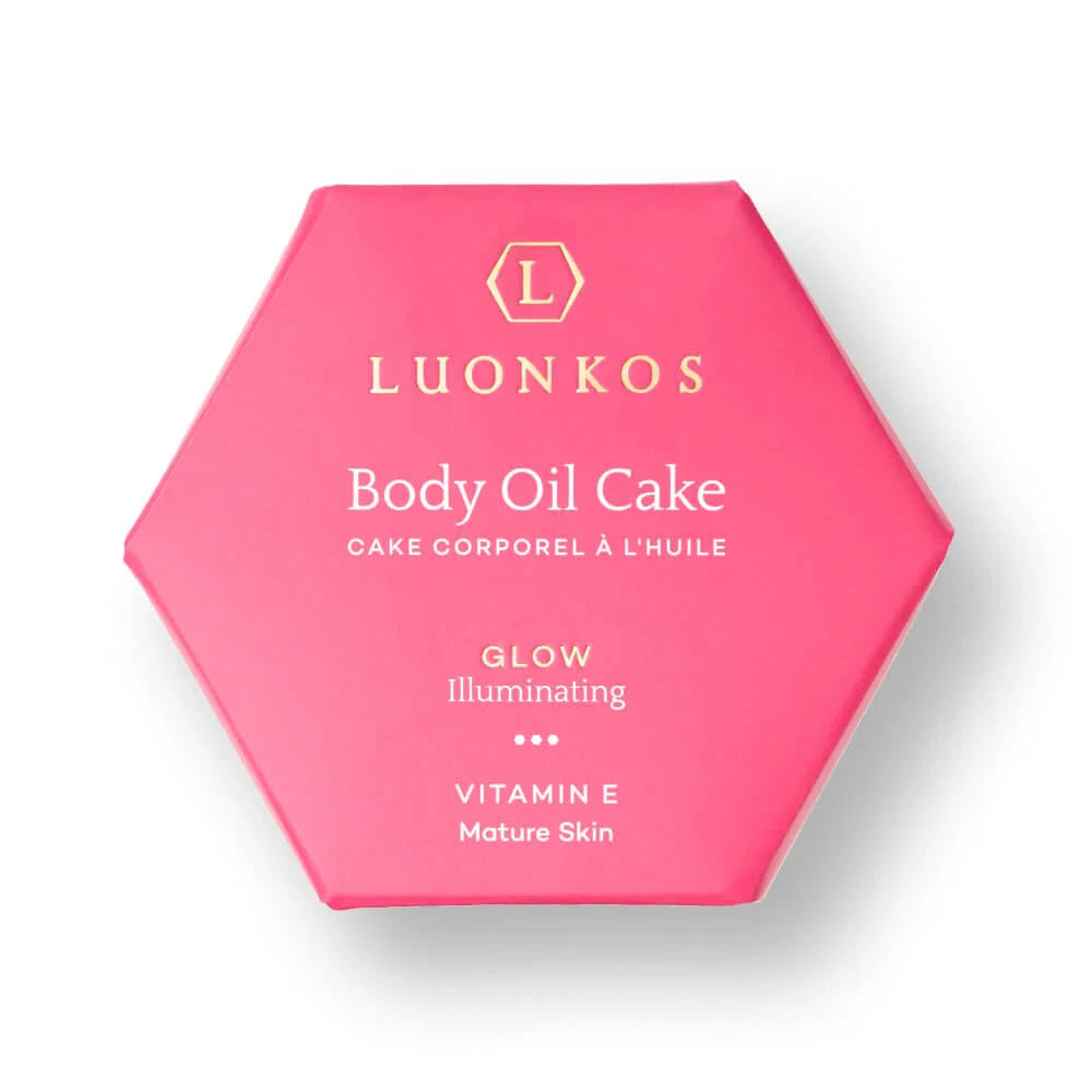Luonkos Glow Body Oil Cake (Delicious) Vartaloöljykakku
