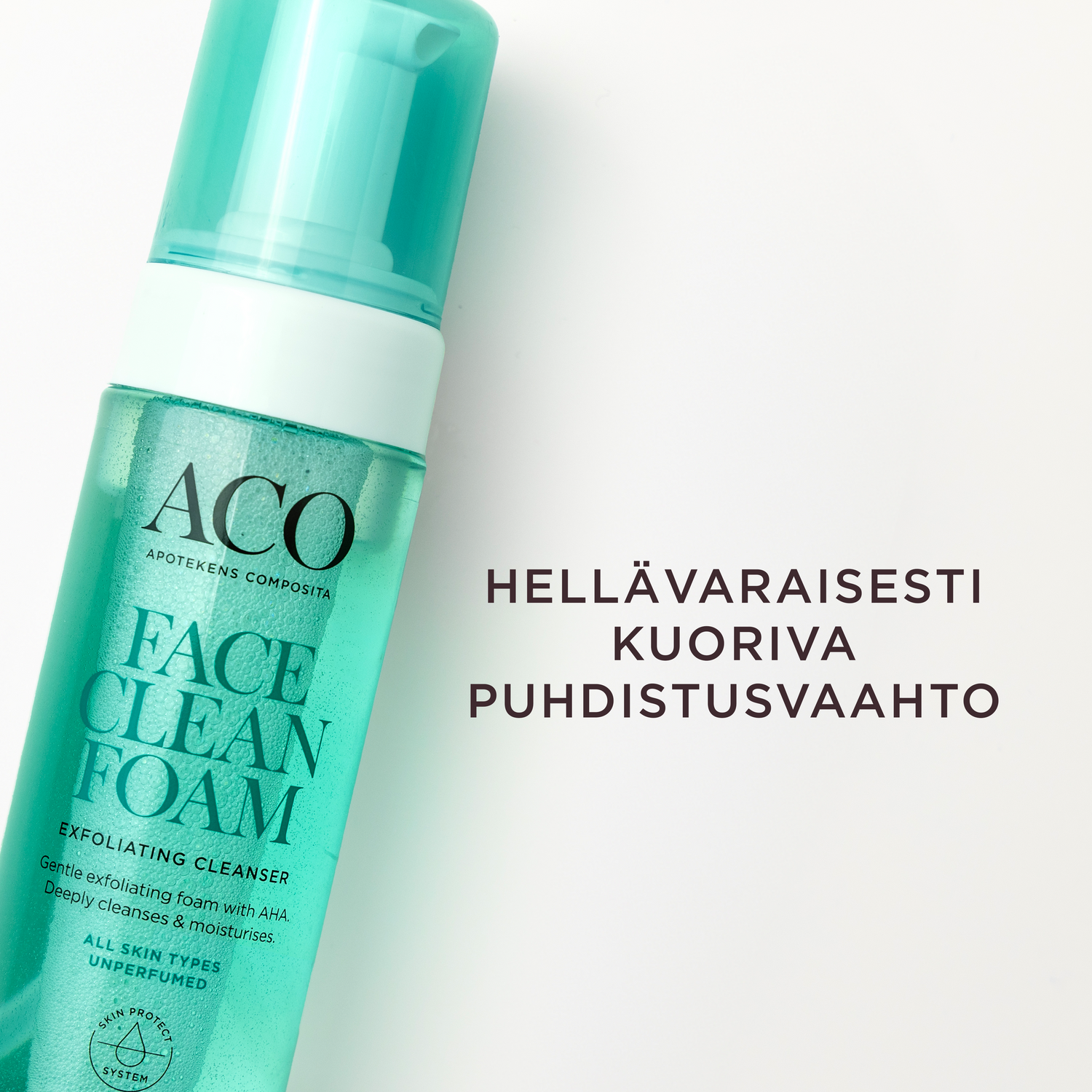 ACO Face DC Exfoliating Cleansing Foam 150 ml Hajusteeton