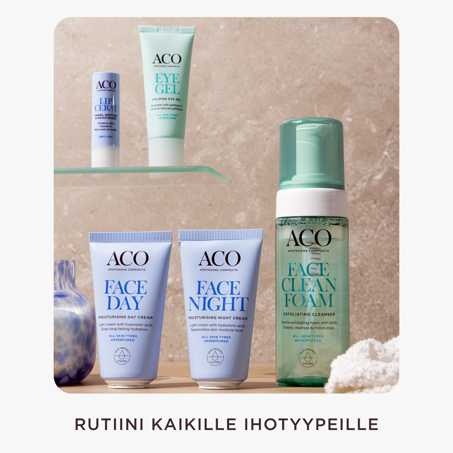 ACO Face DC Exfoliating Cleansing Foam 150 ml Hajusteeton