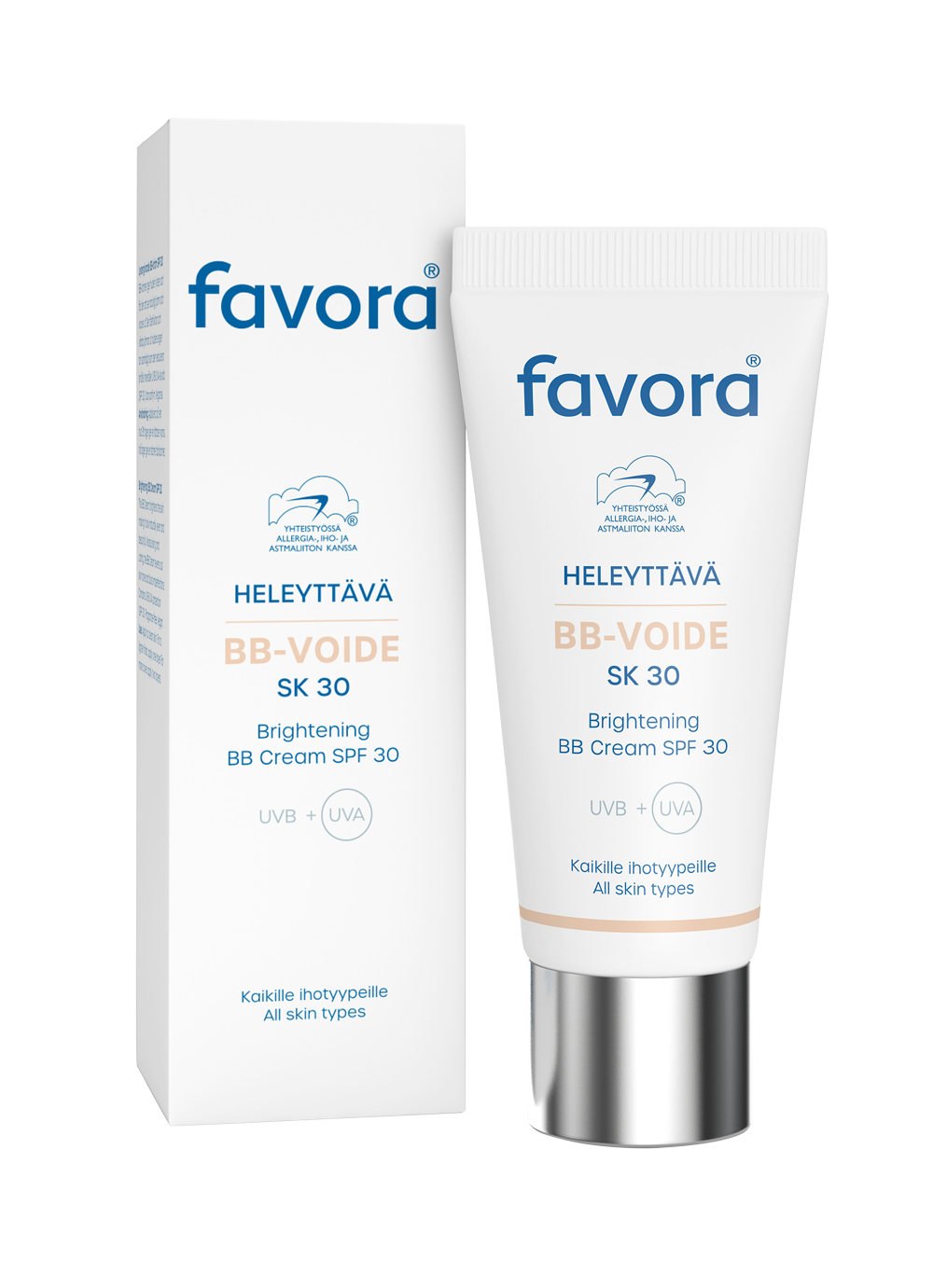 Favora Heleyttävä BB-voide SK30