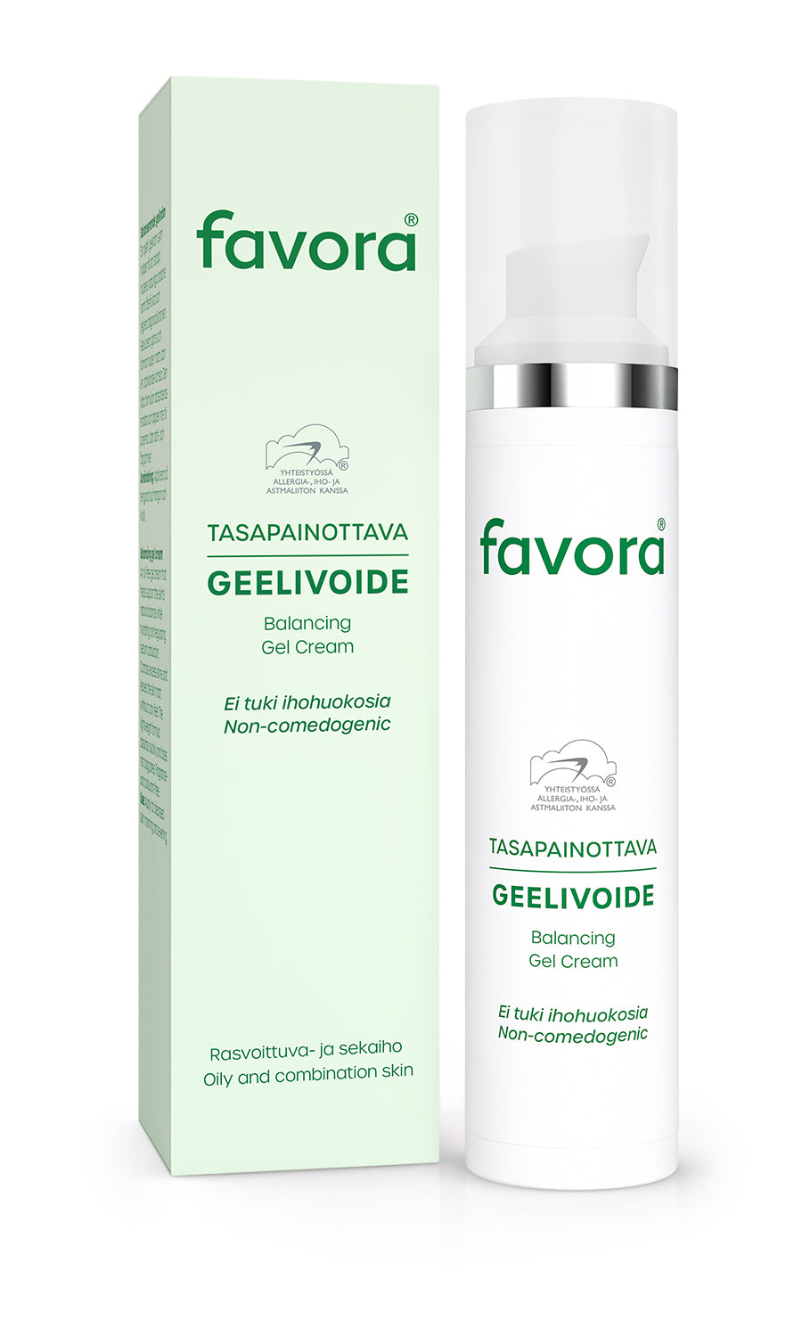 Favora Tasapainottava Geelivoide rasvoittuvalle iholle 50 ml