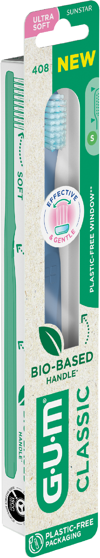 Gum hammasharja classic pitkä pehmeä aikuisten 411mj 1 kpl