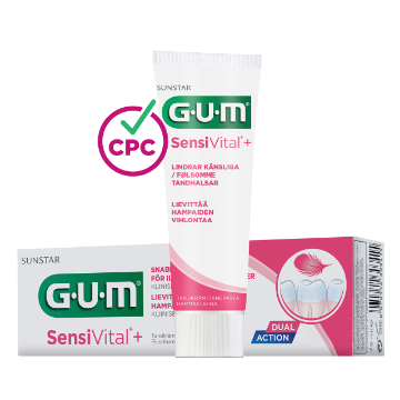 GUM SensiVital+ hammastahna vihloville hampaille