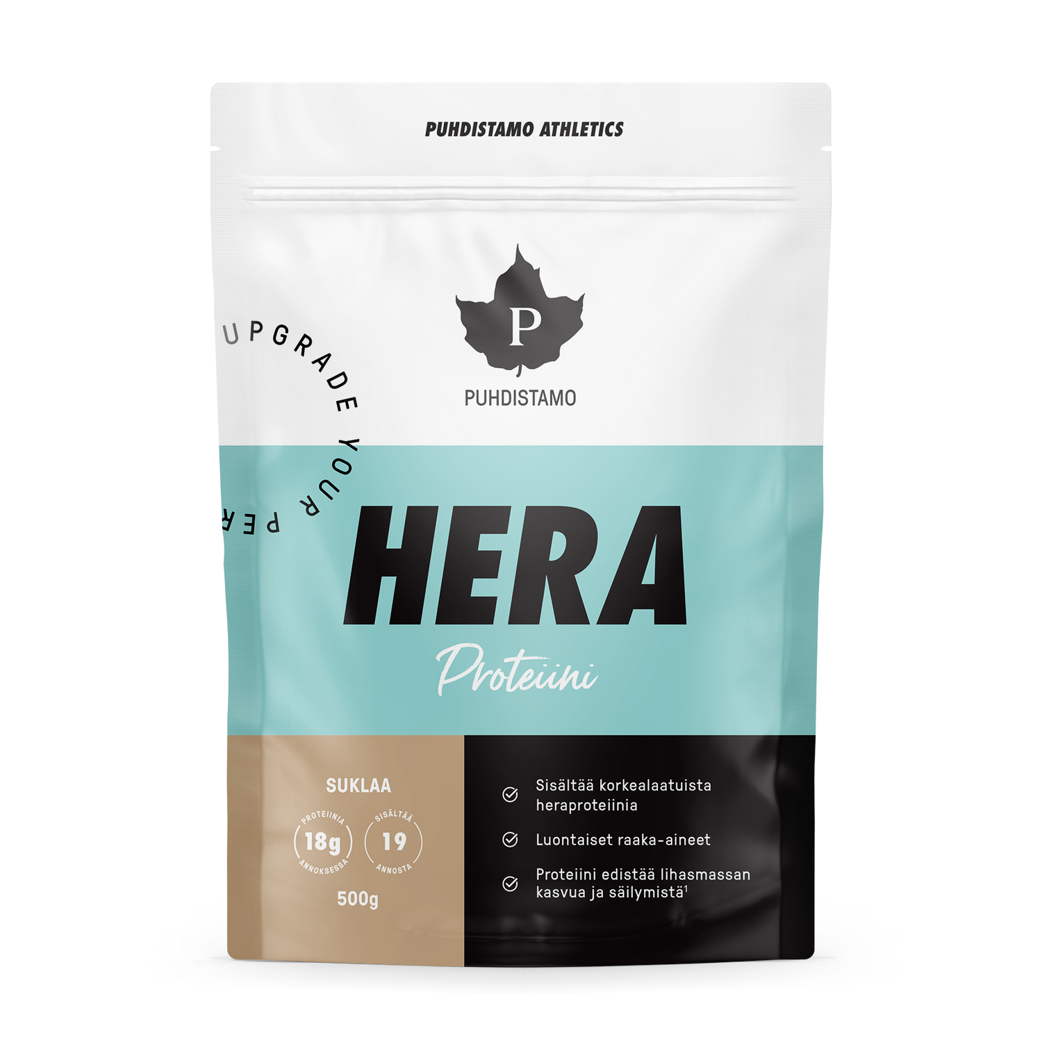Puhdistamo Athletics Heraproteiini, Suklaa 500g