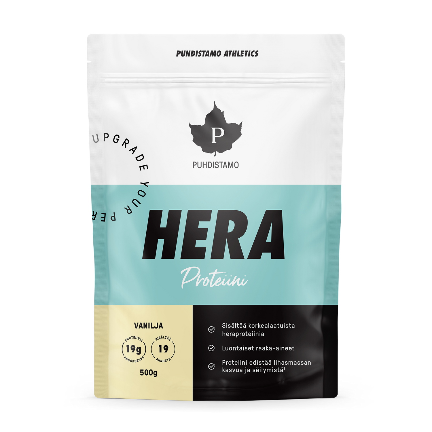 Puhdistamo Athletics Heraproteiini, Vanilja 500g