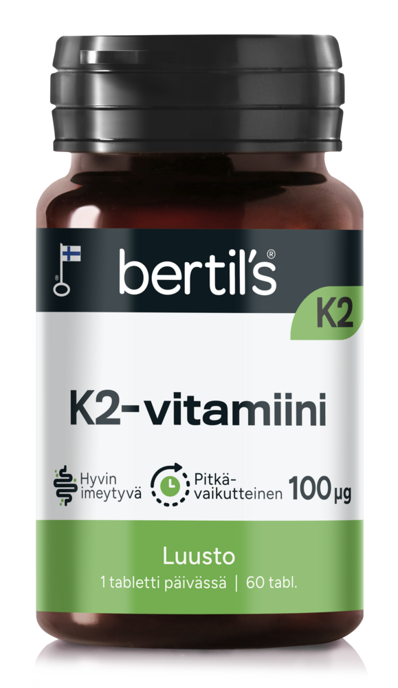 Bertils K2-vitamiini 60 tabl - Apteekkiplus.fi
