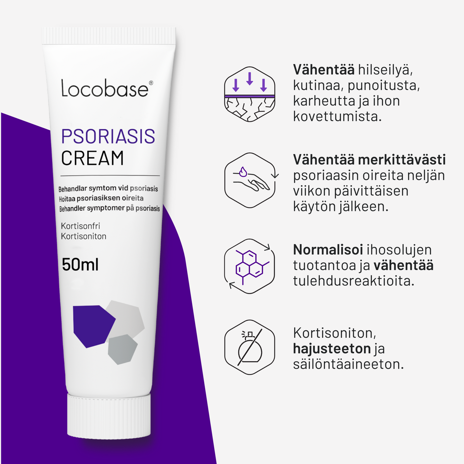 Locobase Psoriasis Cream 50 ml - Apteekkiplus.fi