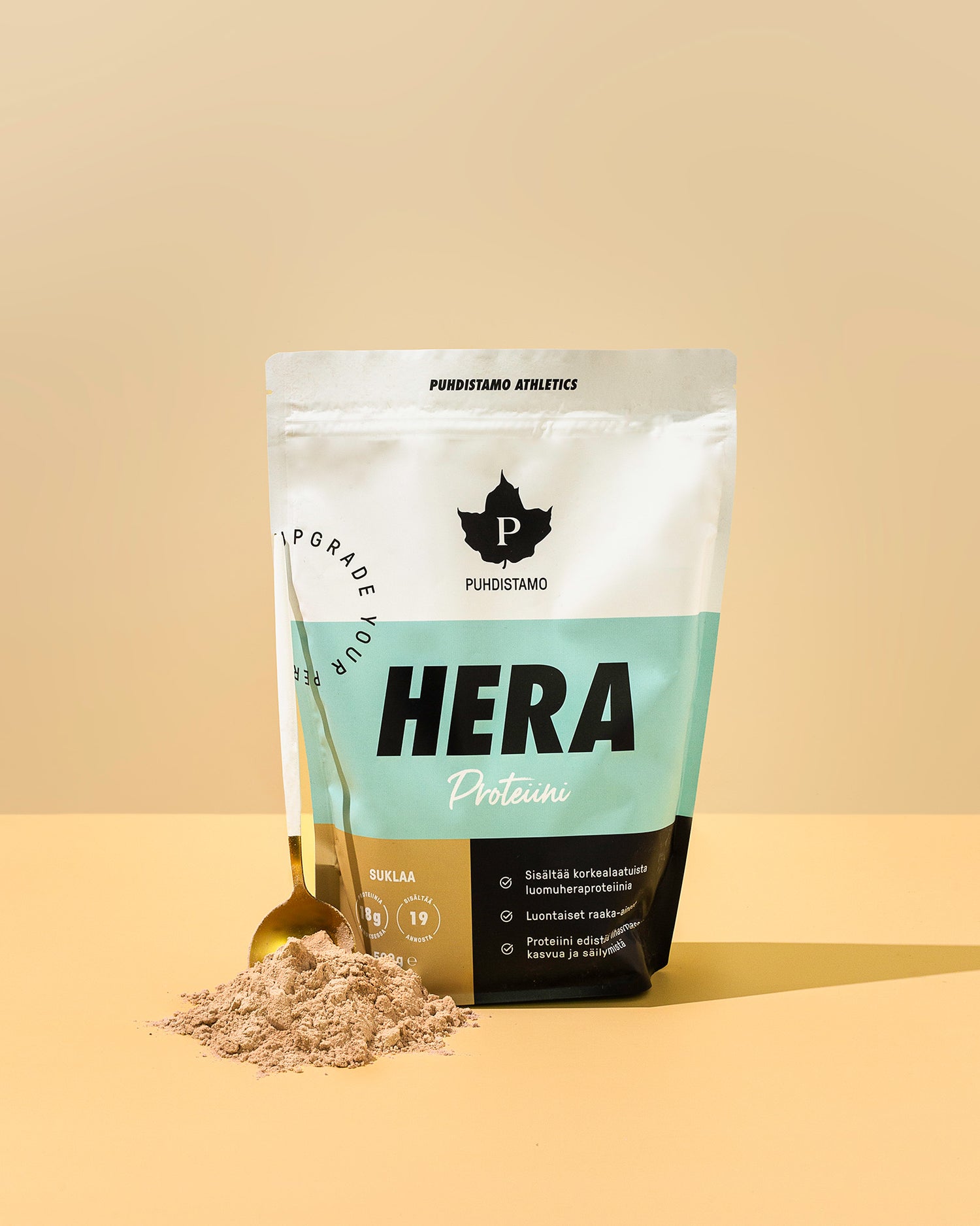 Puhdistamo Athletics Heraproteiini, Suklaa 500g