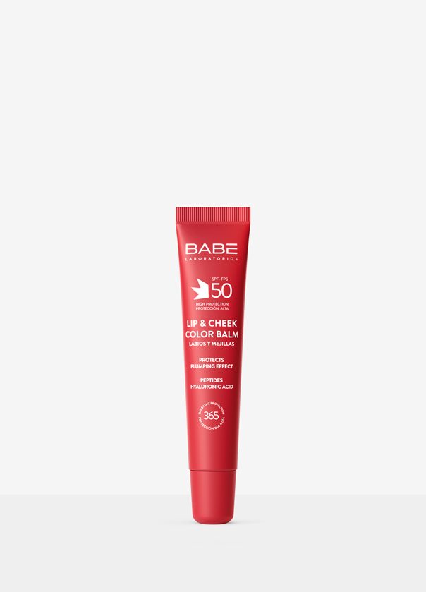 BABE Lip & Cheek Color Balm SPF 50 Punainen